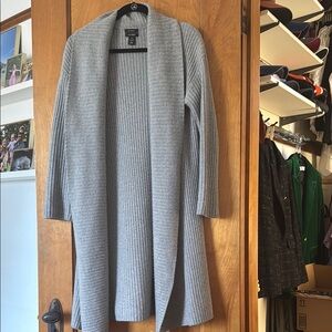 Halogen 100% Cashmere Long Cardigan Sweater